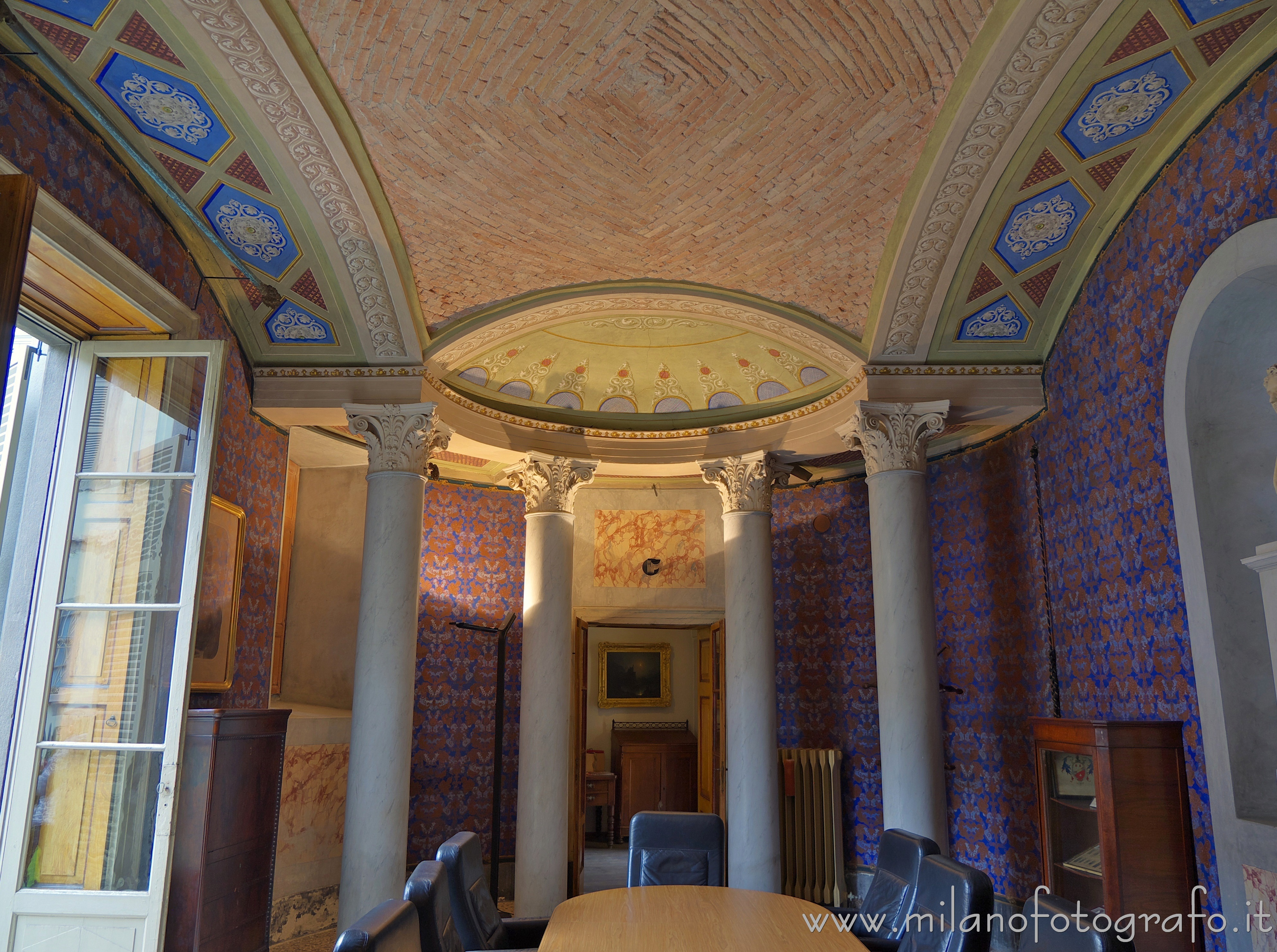 Romano di Lombardia (Bergamo, Italy) - Oval Room in Palace Rubini